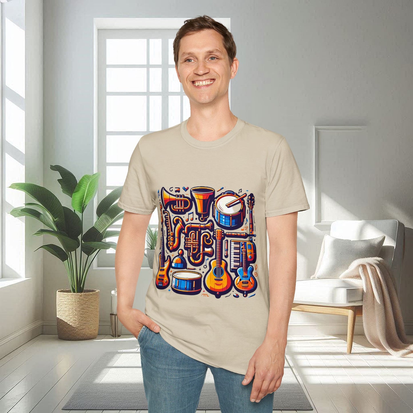 Instruments de musique | T-shirt doux unisexe