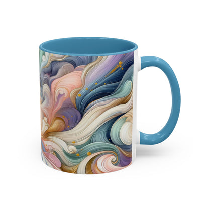 Tourbillons colorés | Tasse à café Accent (11 oz)