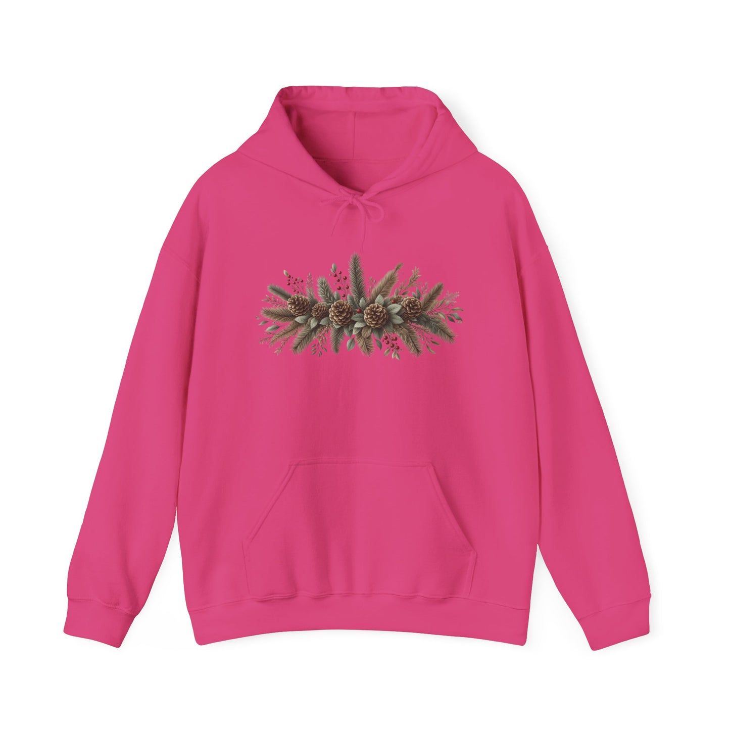 Pine Cones and Mistletoe | Unisex Heavy Blend™ Hooded Sweatshirt