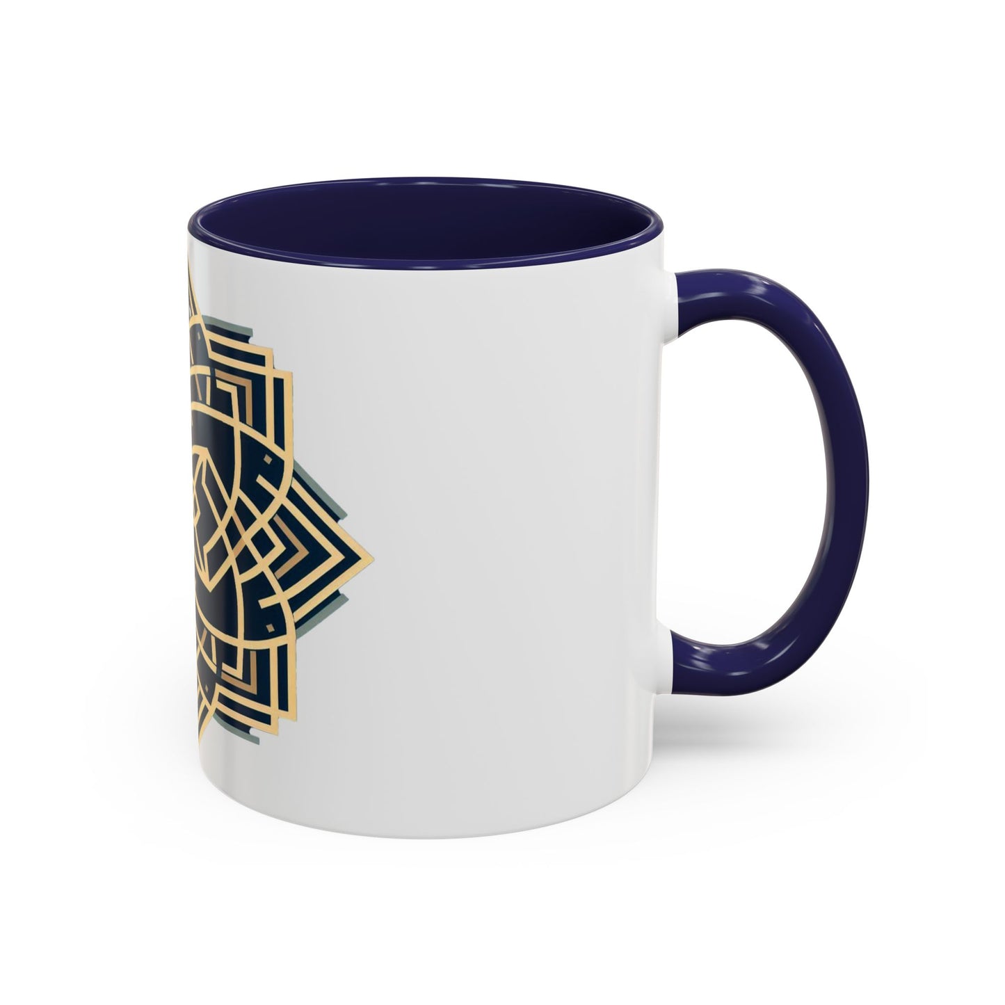 Royal Geometric Pattern | Accent Coffee Mug (11, 15oz)