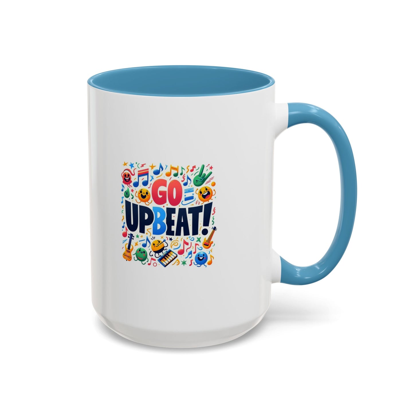 Go Upbeat! | Accent Coffee Mug (11, 15oz)