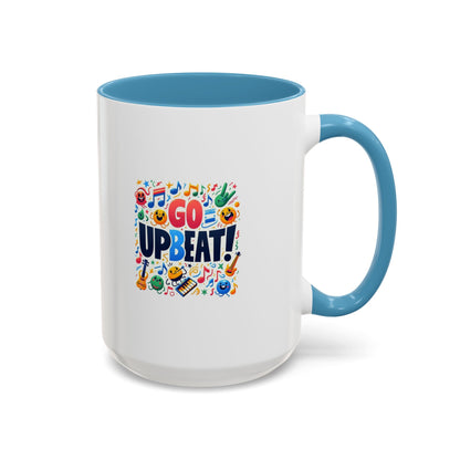 Go Upbeat! | Accent Coffee Mug (11, 15oz)