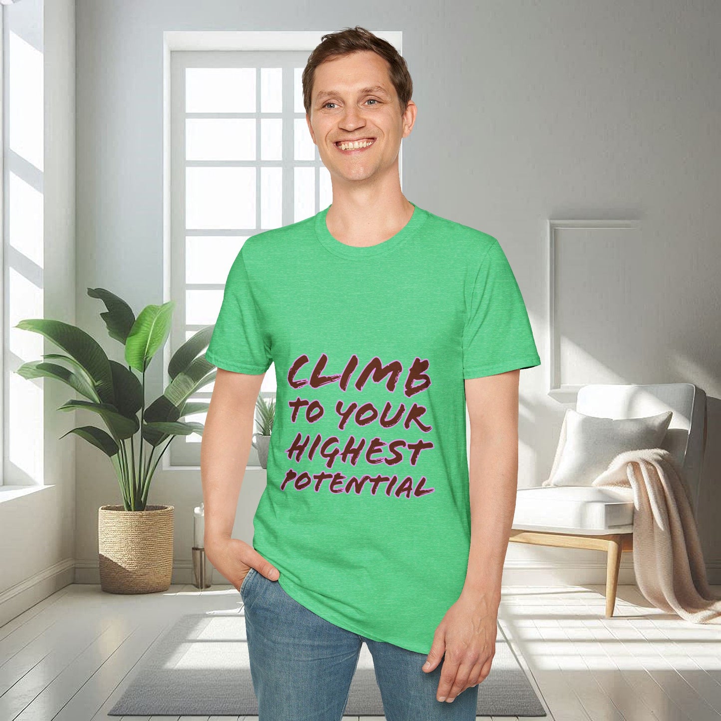 Climb To Your Highest Potential | Unisex Soft T-shirt