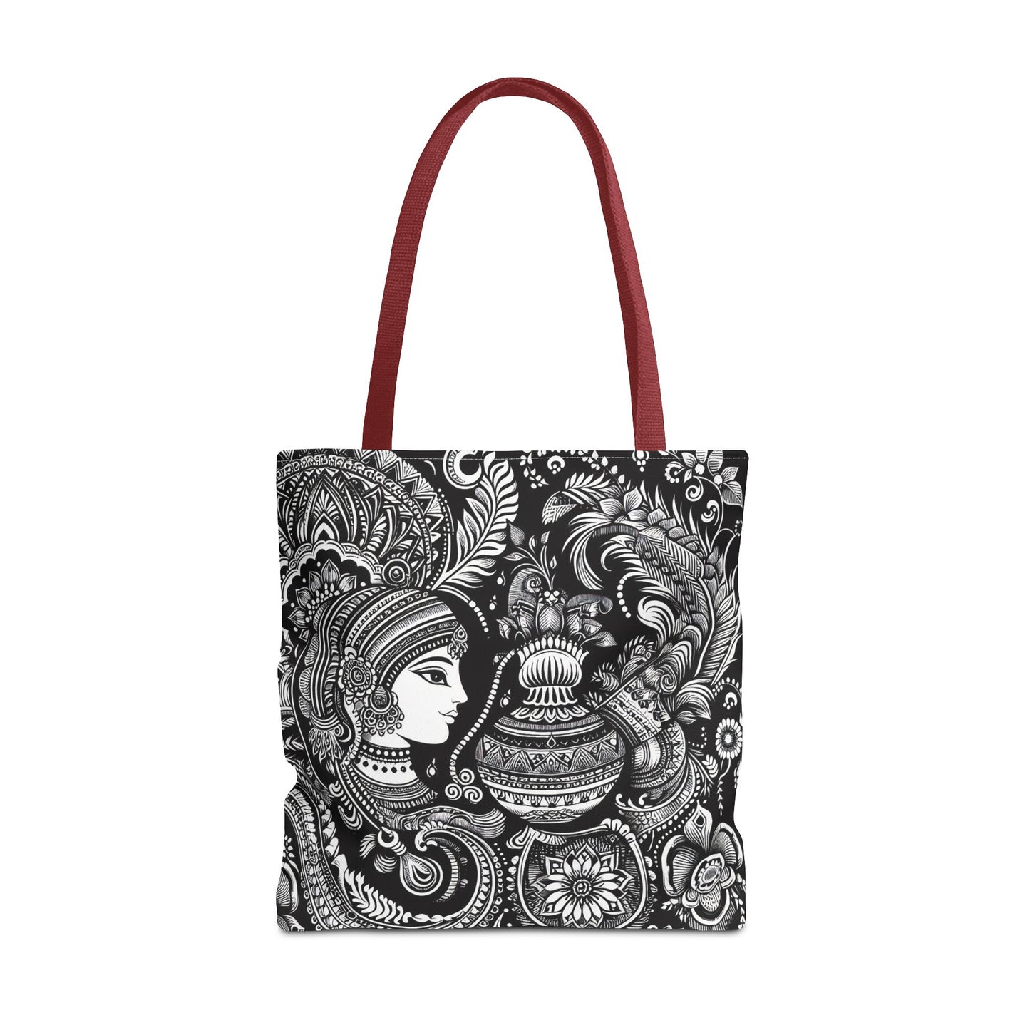 Traditional Black And White Design | Tote Bag