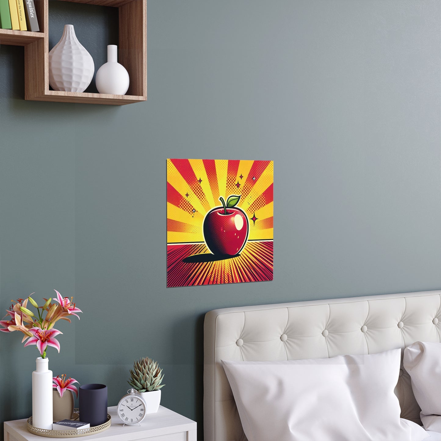 An Apple a Day Keeps the Doctor Away | Indoor and Outdoor Silk Poster