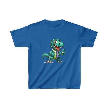 Dinosaurio arreglado | Camiseta de algodón pesado para niños