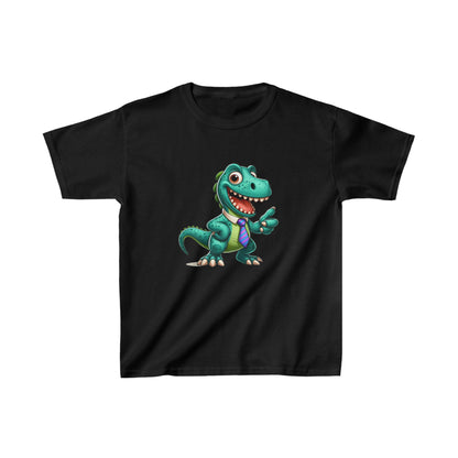 Dinosaurio arreglado | Camiseta de algodón pesado para niños