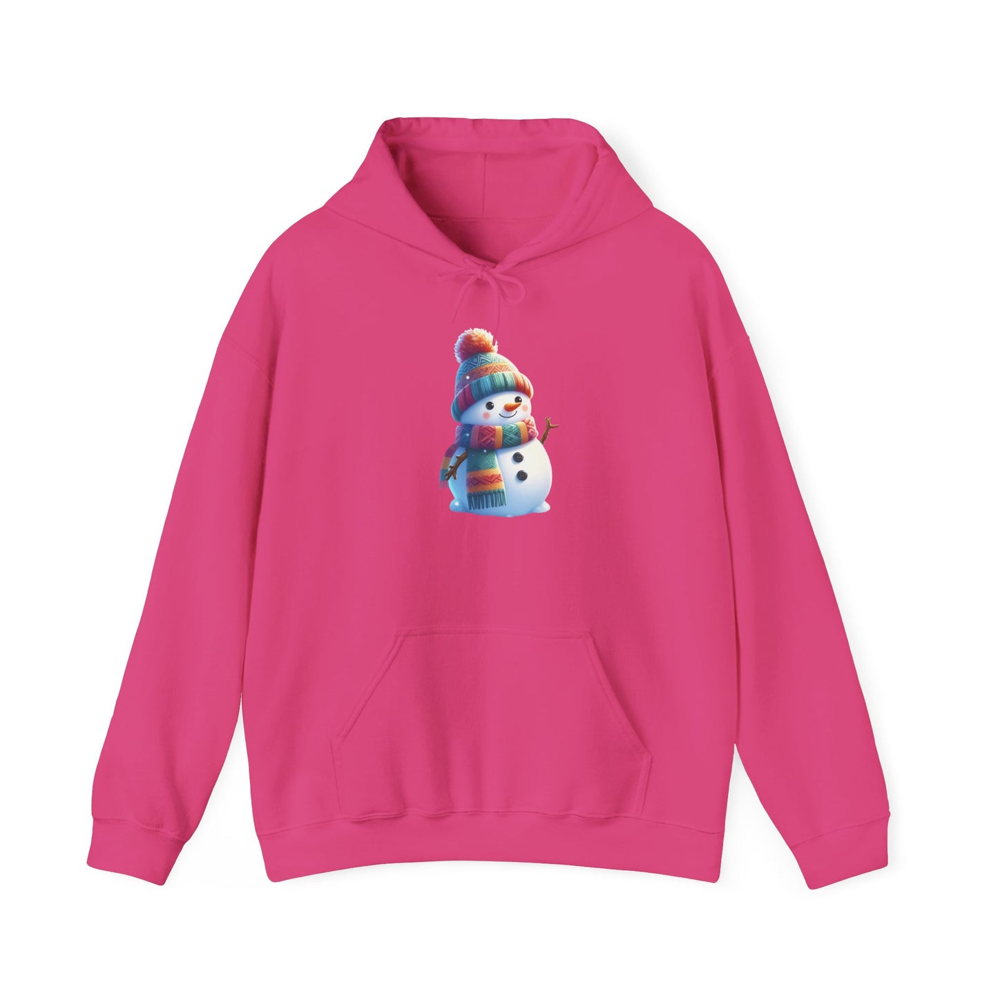 Snowman with a Muffler | Unisex Heavy Blend™ Hooded Sweatshirt