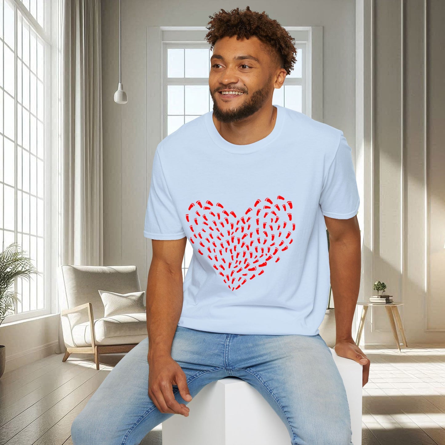 Footprint of Hearts | Unisex Soft T-shirt