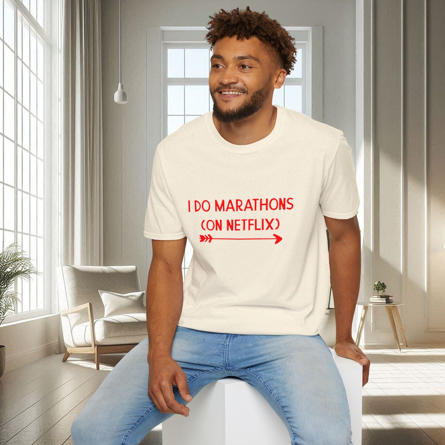 I do Marathons on Netflix | Unisex Soft T-shirt