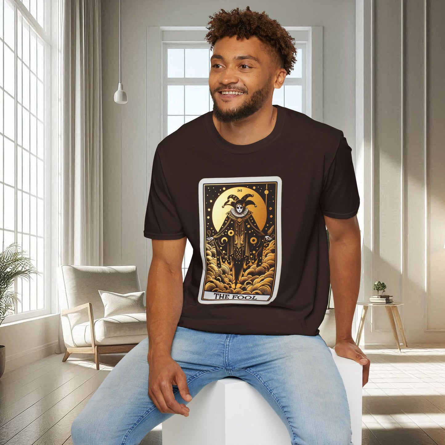 Carta del Tarot El Loco | Camiseta unisex suave