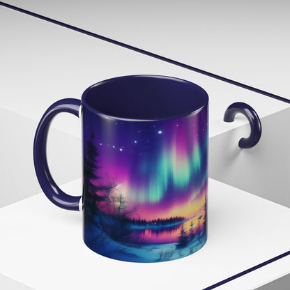 Beautiful Northern Lights | Accent Coffee Mug (11oz)