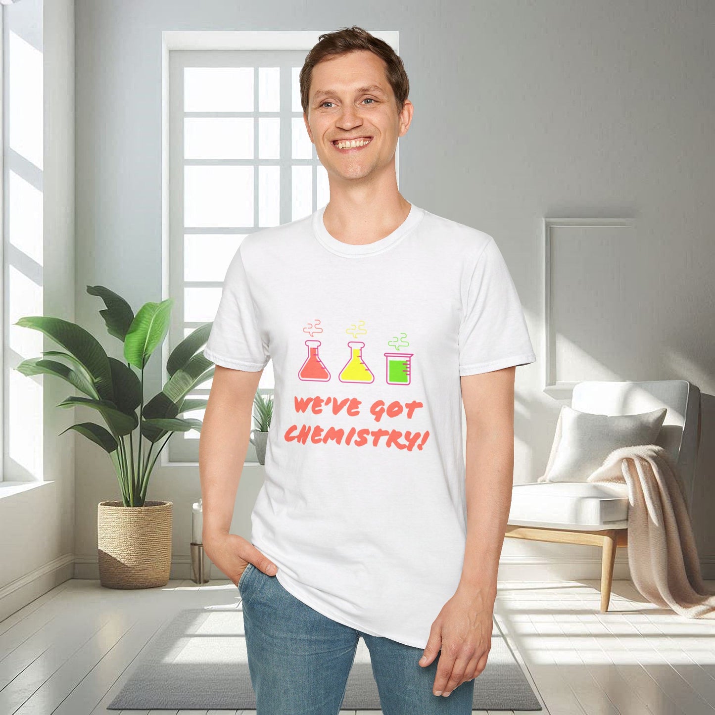 Nous avons de la chimie | T-shirt doux unisexe