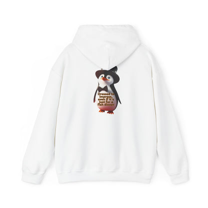 Pingouin | Citation sarcastique | Sweat à capuche unisexe Heavy Blend™