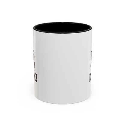 Gardez votre calme et buvez | Tasse à café Accent (11, 15 oz)