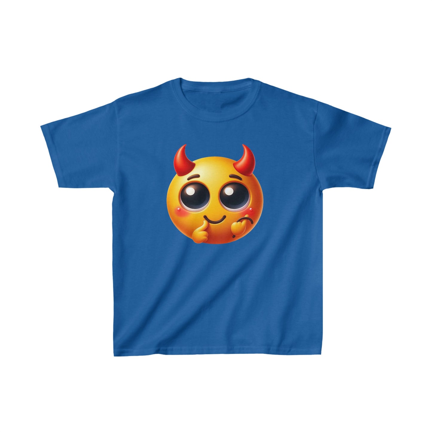 Horned Emoji | Kids Heavy Cotton™ Tee