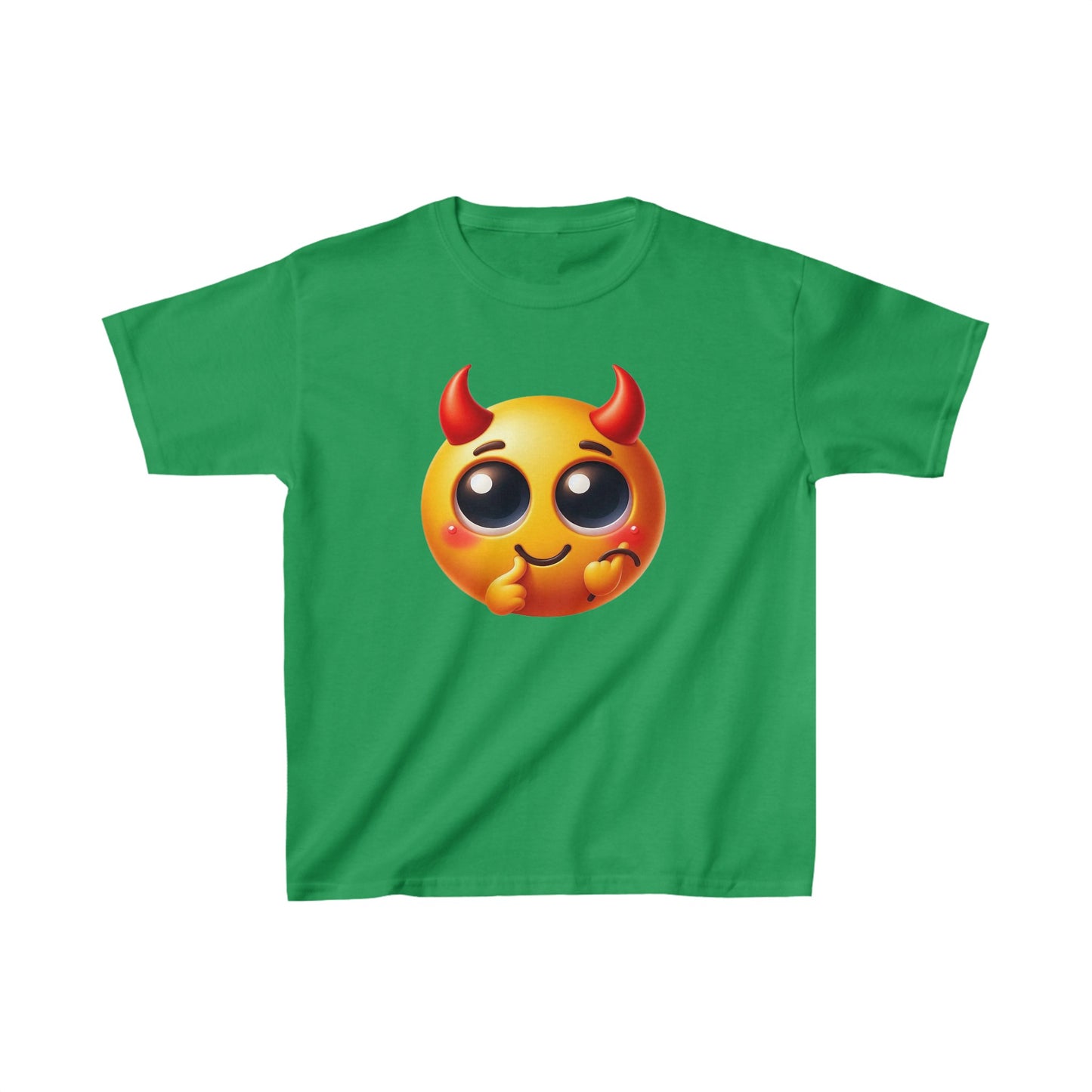 Horned Emoji | Kids Heavy Cotton™ Tee