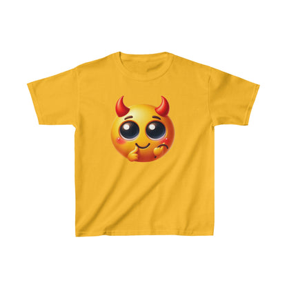 Horned Emoji | Kids Heavy Cotton™ Tee