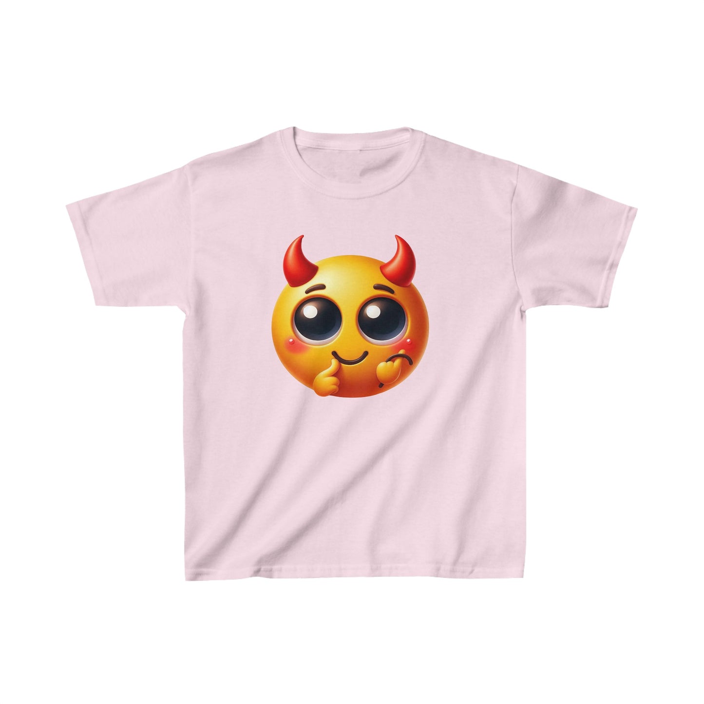 Horned Emoji | Kids Heavy Cotton™ Tee