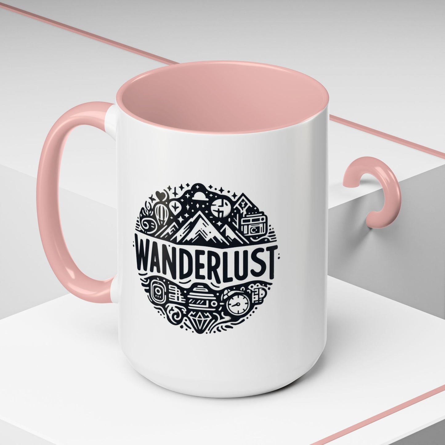 Wanderlust for the Travelling Soul | Accent Coffee Mug (11, 15oz)