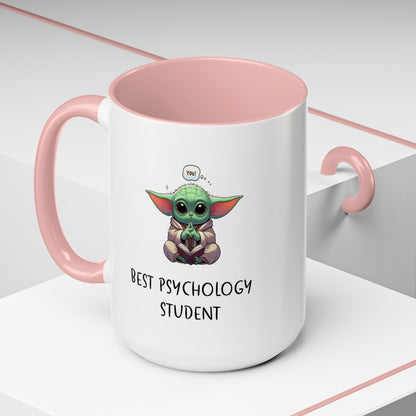 Best Psychology Student | Accent Coffee Mug (11, 15oz)