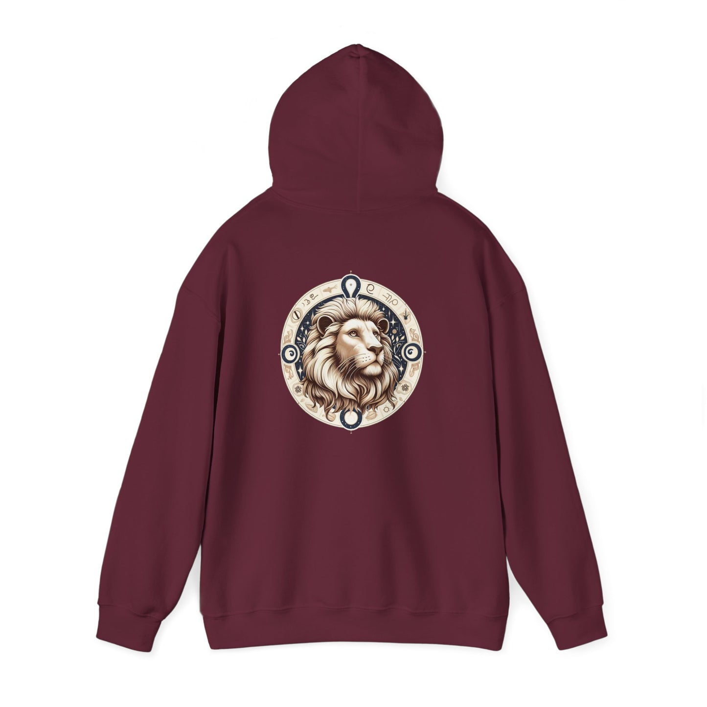 Lion | Signe du zodiaque | Sweat à capuche unisexe Heavy Blend™