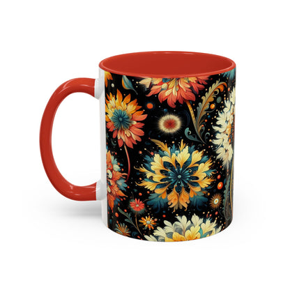 Vibrant Dandelions | Accent Coffee Mug (11oz)