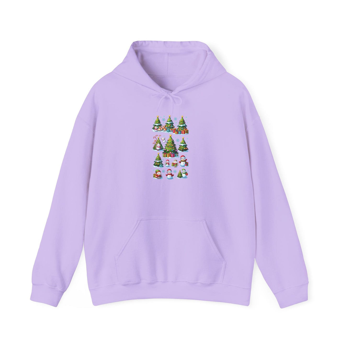 Christmas Trees and Snowmen | Unisex Heavy Blend™ Hooded Sweatshirt