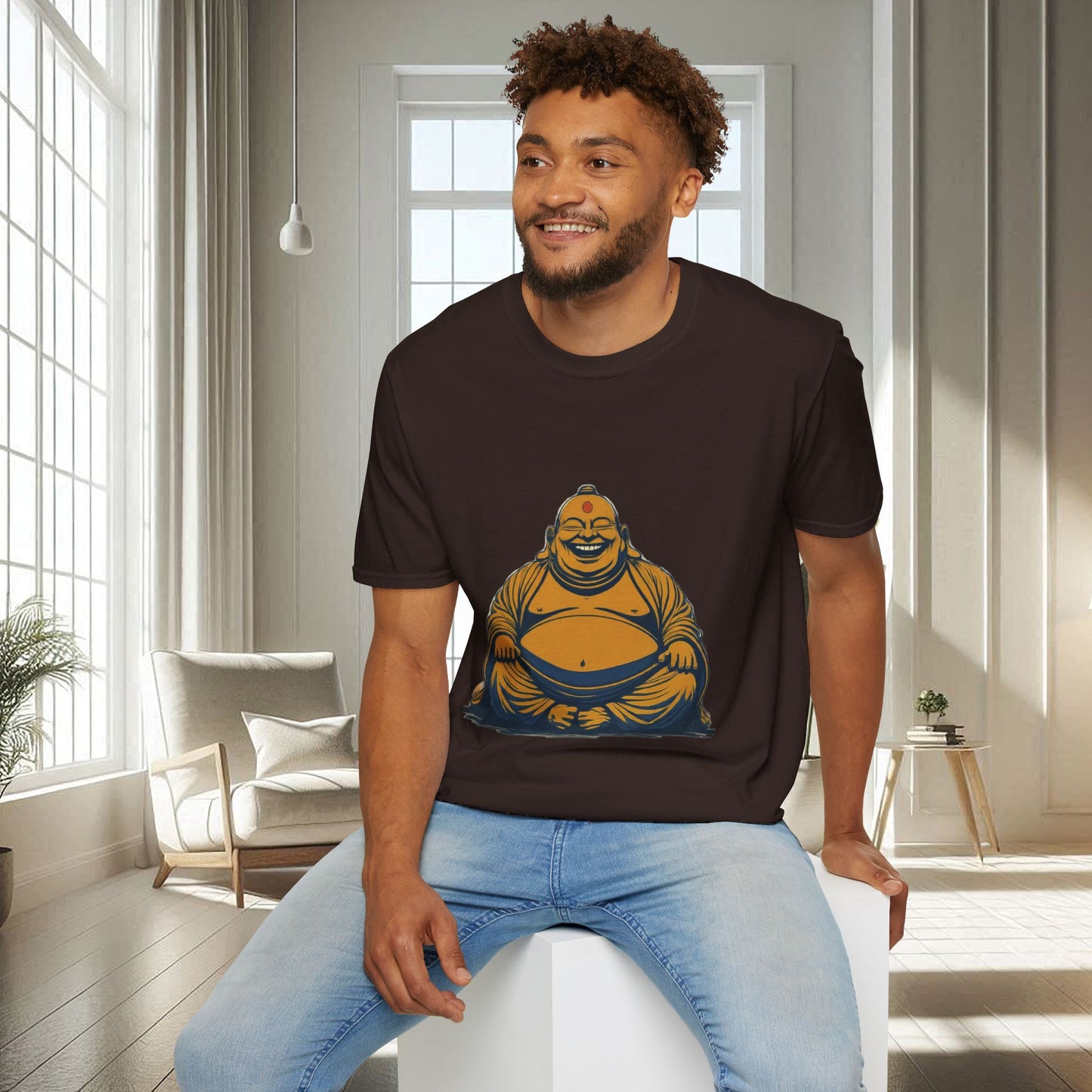 Laughing Buddha | Unisex Soft T-shirt