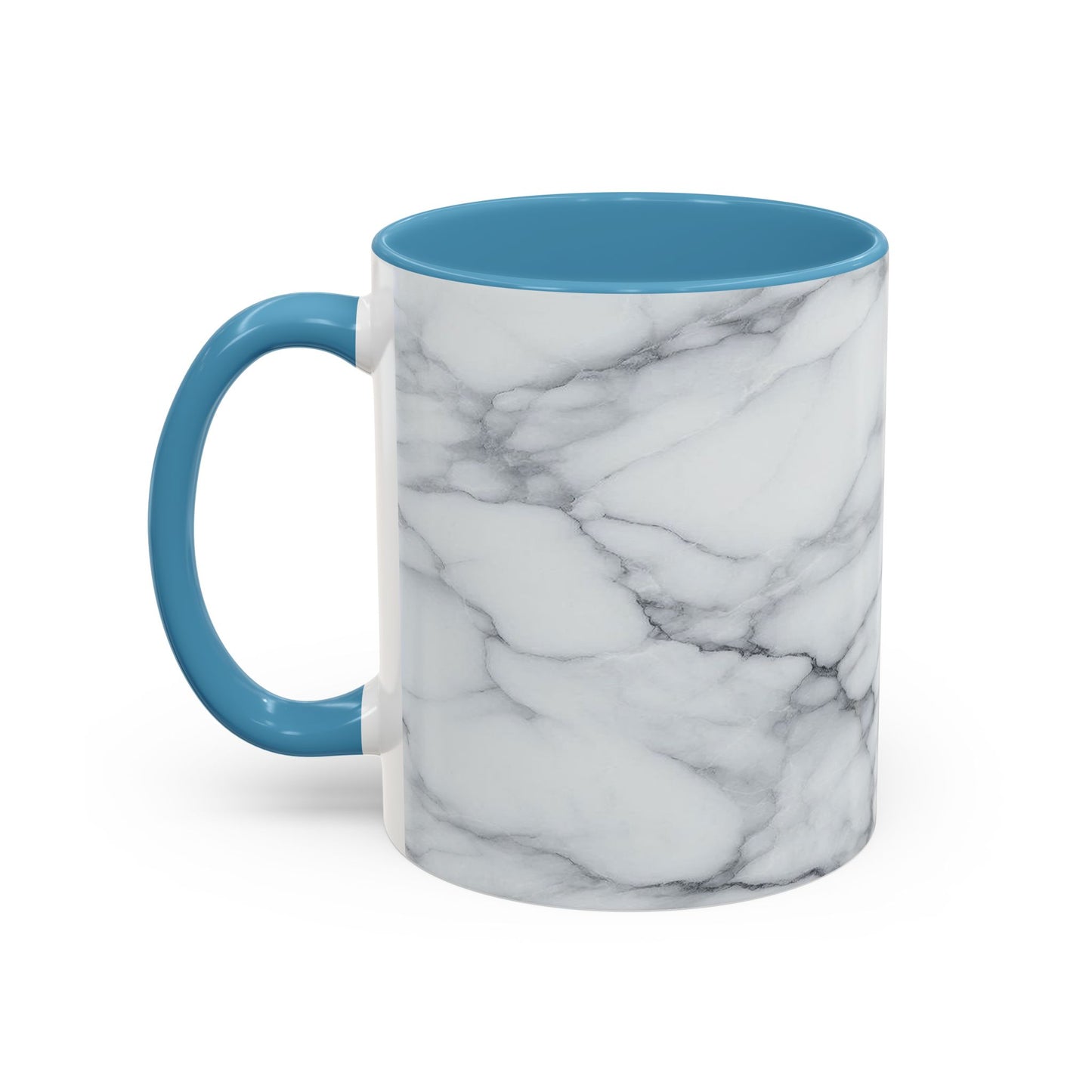 Motif en marbre | Tasse à café Accent (11 oz)