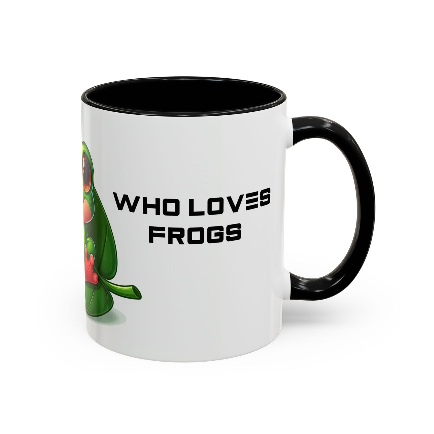 Just A Girl Who Loves Frogs | Accent Coffee Mug (11, 15oz)