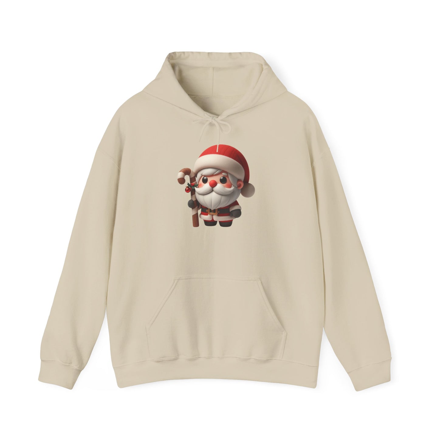 Santa with a Candy Cane | Unisex Heavy Blend™ Hooded Sweatshirt