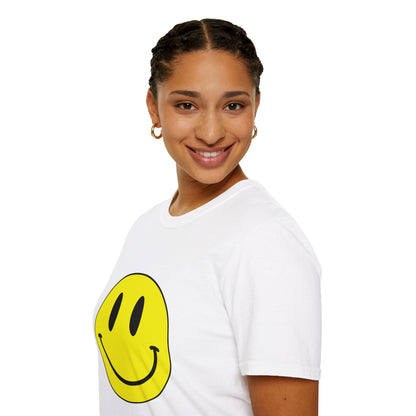 T-shirt unisexe doux avec émoticône souriante