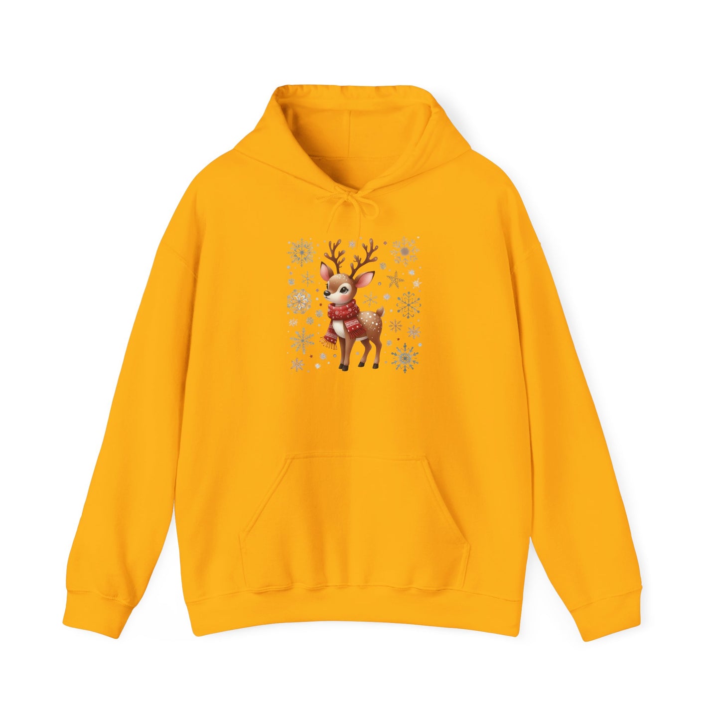 Baby Reindeer in a Festive Mood | Unisex Heavy Blend™ Hooded Sweatshirt