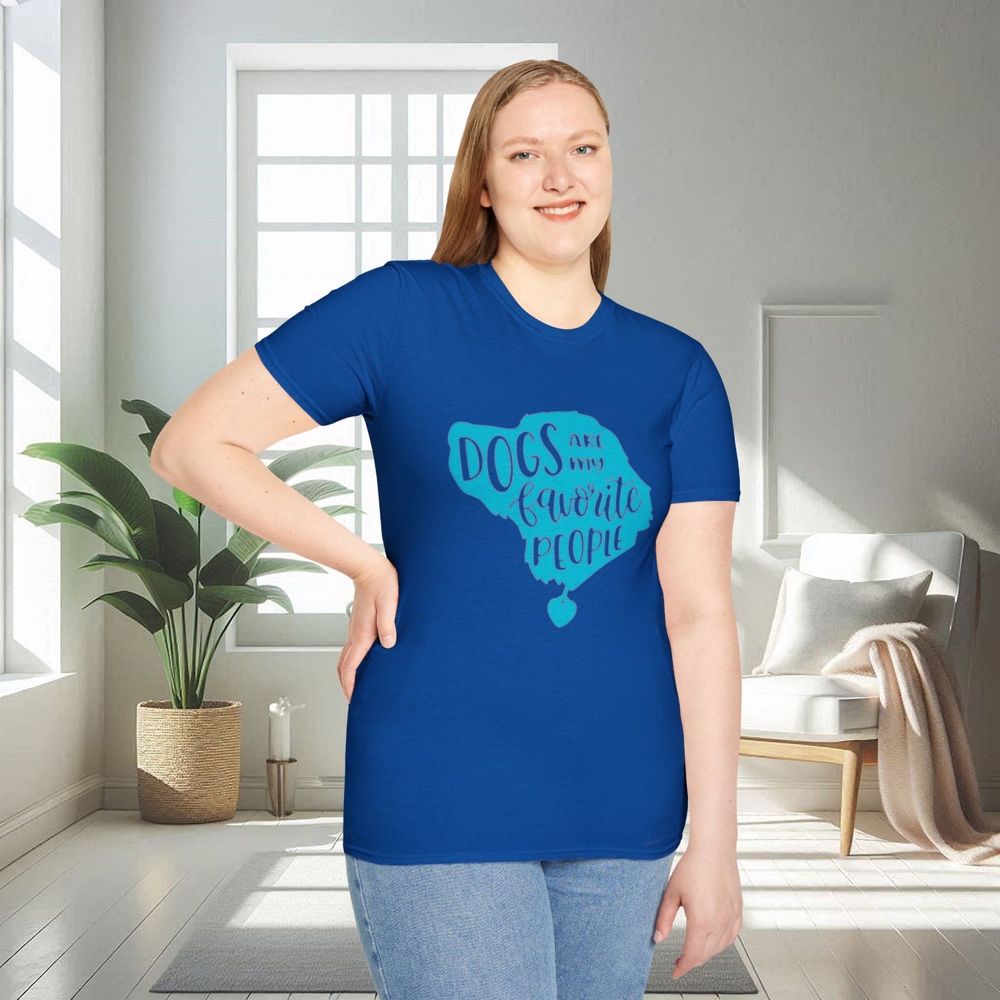 Les chiens sont mes personnes préférées | T-shirt doux unisexe