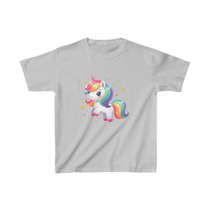 Camiseta de algodón pesado para niños Unicorn Sparkle |