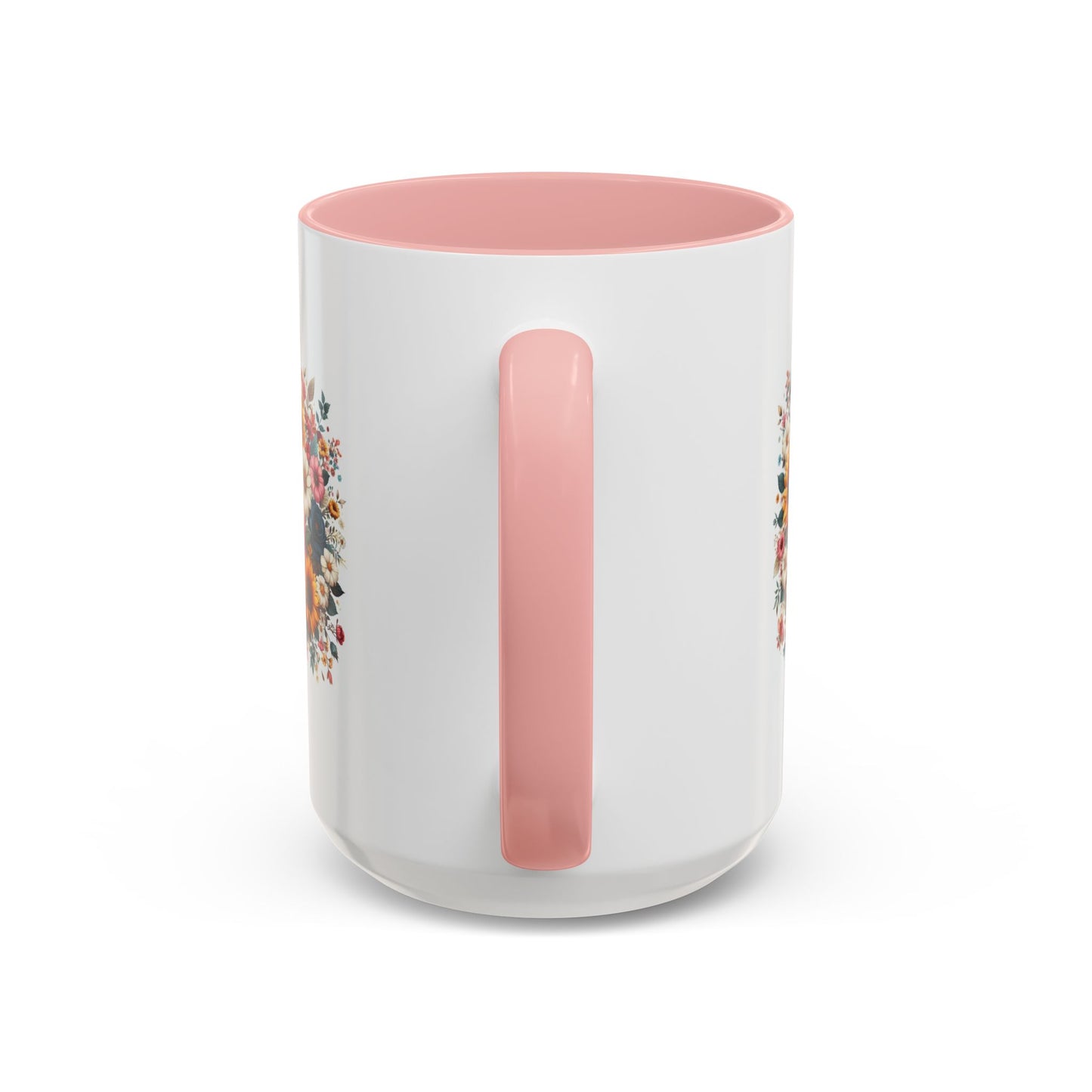 Fleurs multicolores | Tasse à café Accent (11, 15 oz)