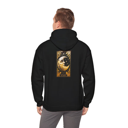 Sudadera unisex con capucha y estampado de cartas del Tarot de la Luna Heavy Blend™