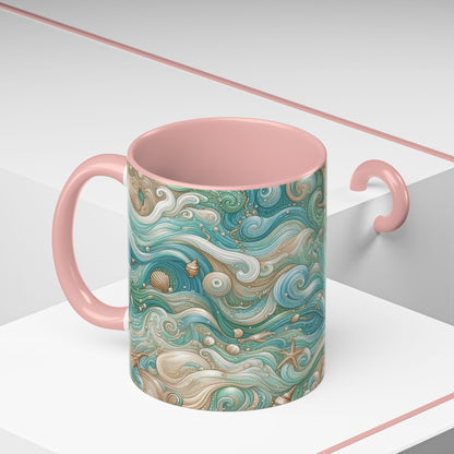 3D Ocean Beauty | Accent Coffee Mug (11oz)