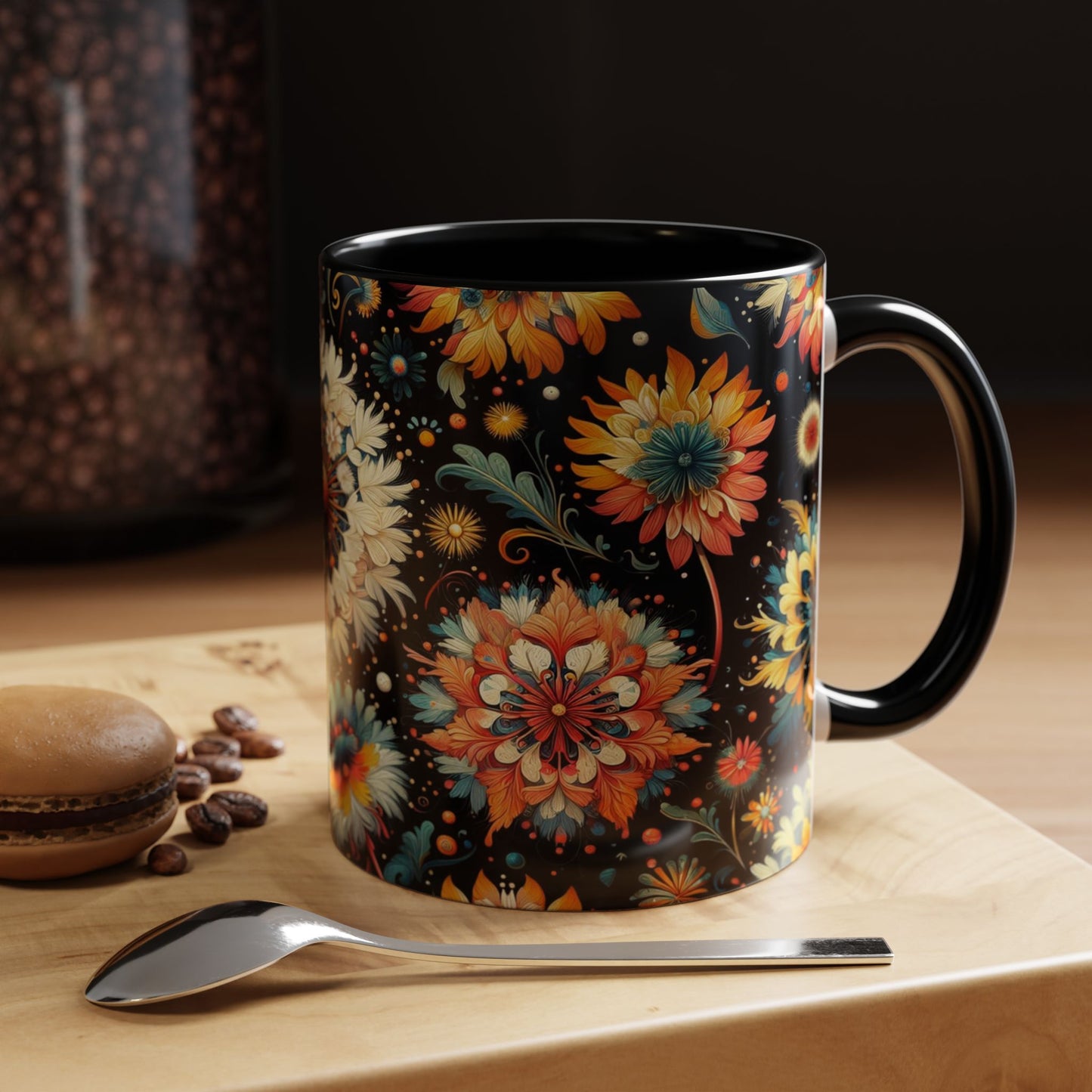 Vibrant Dandelions | Accent Coffee Mug (11oz)