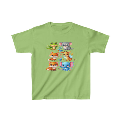 Animales bebés | Camiseta de algodón pesado para niños