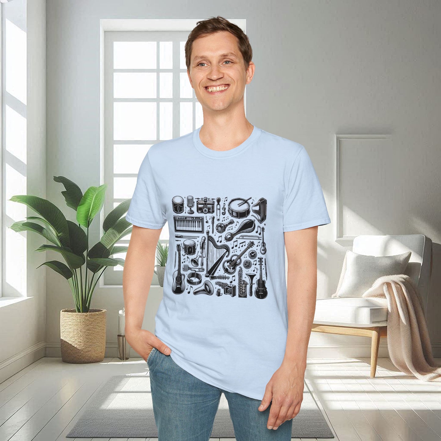 Música rock | Camiseta unisex suave