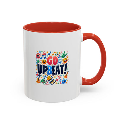 Go Upbeat! | Accent Coffee Mug (11, 15oz)