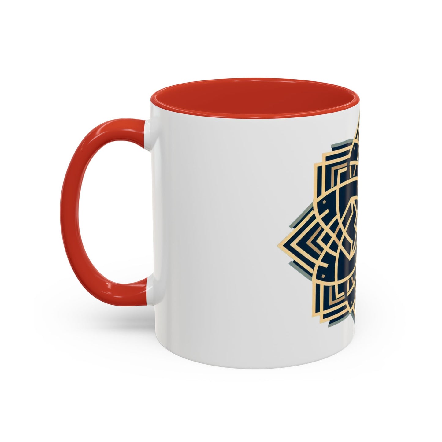 Royal Geometric Pattern | Accent Coffee Mug (11, 15oz)