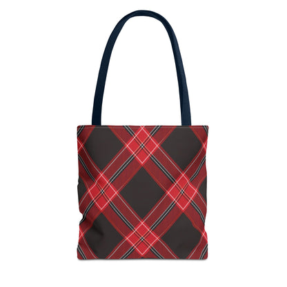 Red, Black Flannel Pattern | Tote Bag