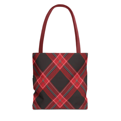 Red, Black Flannel Pattern | Tote Bag