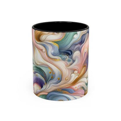 Tourbillons colorés | Tasse à café Accent (11 oz)