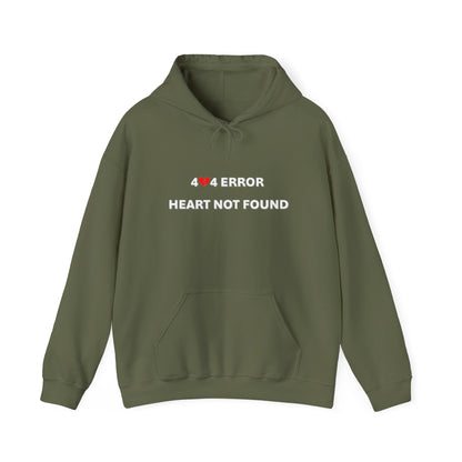 404 Error, Heart Not Found | Unisex Heavy Blend™ Hooded Sweatshirt