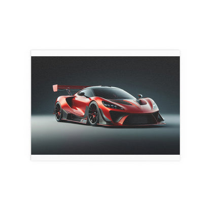 Sports Car with a Spoiler | Indoor and Outdoor Silk Poster