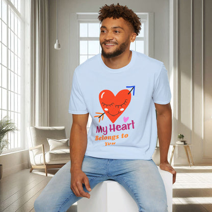 Mon cœur t'appartient | T-shirt doux unisexe